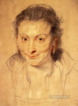Pedro Pablo Rubens Painting - Retrato de Isabella Brant barroco Peter Paul Rubens